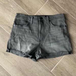 Madewell high rise denim shorts